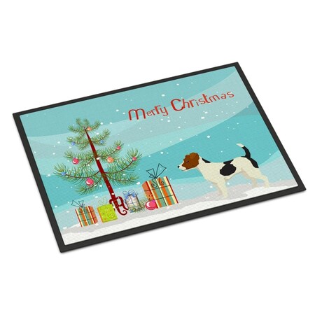 Carolines Treasures Carolines Treasures CK3547JMAT 24 x 36 in. Jack Russell Terrier Christmas Tree Indoor or Outdoor Mat CK3547JMAT
